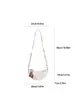 Bolsa de Ombro Casual Minimalista de Alta Qualidade Estilo Coreano para Mulheres, Nova Coleção de Verão 2026 Nicho Transversal para o Dia a Dia Bolsa Dumpling