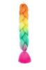 Africano Big Braid Peruca Colorido Dirty Braid Cabelo Corda Gradiente Fibra Química Big Braid Reggae Hip Hop Dirty Braid Hair Braid