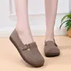 Zapatos de Tela de Malla Transpirables Cómodos Estilo Old Beijing para Mujer, sin Cordones, Suela Suave Antideslizante, Planos para Madres de Edad Media y Mayores