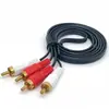 Cable de Audio de 1.8m 5m Dos a Dos 2Rca a 2Rca 2 a 2 Cable AV Set-Top Box TV