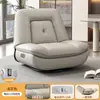 Sillón sofá individual, sofá cápsula espacial, sofá reclinable eléctrico giratorio para sala de estar, mecedora multifuncional de cuero WY