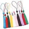 Borla de aleación con forma de campana y colgante de borlas de cuentas, Bolsa de incienso de linterna, Cuerda colgante de borla estilo antiguo Hanfu, Cuerda colgante para coche DIY