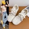 Tênis Esportivo Casual Feminino 2025 Verão Novo Aumentador de Altura Moda Versátil Estudante Fofo Sapatos Forrest Gump