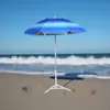 Produção Direta de Fábrica guarda-chuva de tecido poliéster para direção guarda-chuva de sol publicidade guarda-chuva de praia promocional