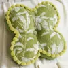 Sofá Versátil de Luxo Leve Móveis Macios Almofada Decorativa Assento Suporte Lombar Encosto com Núcleo Estilo Vintage Almofada de Planta Flor