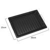 Tabla de Almacenamiento de Aleación de Aluminio, Cesta de Almacenamiento Desmontable de Acero Inoxidable, Estante de Almacenamiento, Accesorios para Horno, Parrilla Especial para Barbacoa para Asar Carne