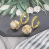 Aretes Ojo de Gato para Mujer Otoño Invierno 2022 Nuevo Estilo Pendientes Elegantes de Moda Pendientes de Tachuela de Nicho Pendientes de Tachuela de Lujo Ligero Colgantes de Aretes de Gama Alta