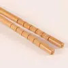 Palillos de bambú sin pintura sin cera paquete familiar palillos de bambú natural palillos de bambú para el hogar juego antideslizante vajilla dropshipping al por mayor