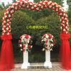 Flor de Boda Puerta Arco de Flor de Seda Apertura de Color Puerta de Boda Decoración de Arco de Puerta de Boda Soporte de Flores Arreglo de Boda Accesorios de Hierro