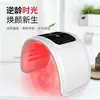 Espectrómetro de belleza de espectro cruzado uso doméstico luz roja y azul fotón instrumento de rejuvenecimiento de la piel spray hidratante luz de panel grande infrarroja de siete colores