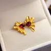 Venta al por mayor de fábrica Pendientes Populares de Granate Natural con Incrustación de Plata S925 Piedra Principal 5*5 Joyería de Lujo Venta Directa de Fábrica