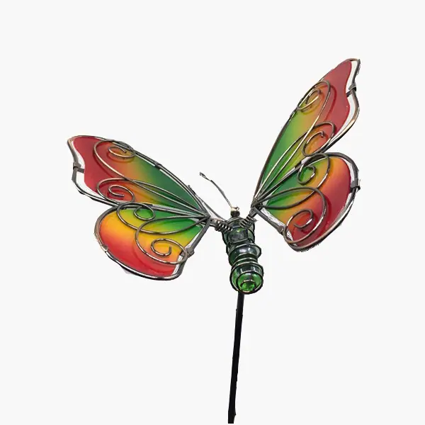 butterfly on stick