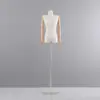 Tienda de Ropa Hanban Accesorios para Escaparate Soporte de Exhibición de Media Figura Muñeco Modelo de Cuerpo Entero Pecho Pequeño Hombro en Ángulo Recto Hombro Plano
