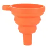 Embudo Plegable de Silicona Portátil Embudo de Cuello Largo Embudo Telescópico para Drenaje de Aceite Embudo Grueso de Cocina para Hogar para Dispensar Líquidos Embudo de Rejilla para Aceite