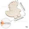 Colgantes de madera, piezas de madera con graffiti, animales, plantas, peces, insectos, océano, coloración pintada a mano, materiales de pintura DIY para niños