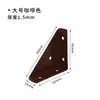 Código de Ángulo Fijo Triangular Engrosado Hierro Angular Universal Soporte Multifuncional para Laminado Accesorios para Muebles Conector de Ángulo para Cama