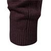 Suéter cálido y grueso de comercio exterior transfronterizo de otoño e invierno para hombre, suéter ajustado de cuello medio para hombre, suéter para hombre multicolor en stock de punto