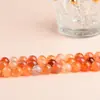 Kankan Cristal 7A Ágata Roja Natural Cuentas Sueltas Productos Semiacabados Cuentas Redondas Ágata Amarilla Cuentas Sueltas Productos Semiacabados Al Por Mayor