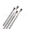 Aço Inoxidável 304 Fivela Ajustável Abraçadeira de Cabo de Aço Inoxidável Espessa Destacável Retrátil Fivela Abraçadeira de Cabo de Metal Larga Reforçada 1m de Comprimento