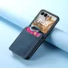 Adecuado para funda de teléfono móvil Moto Razr70Ultra, cartera con anillo, tarjetero, funda protectora Razr60 de color liso