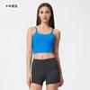 Primavera e Verão novas roupas de ioga Colete Mulher sexy alça de ombro fina beleza de volta push up ginásio esportes cueca com almofada no peito