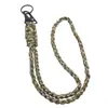 Cordão Multifuncional Trançado à Mão de Paracord, Corda para Celular, Corda para Escalada ao Ar Livre, Pingente com Fivela de Bico de Águia, Cordão para Câmera de Garrafa d'Água