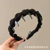 Diadema Ondulada para Mujer 2025 Nuevo Estilo Diadema Craneal Alta con Dientes para Lavarse la Cara, Pinza Antideslizante para el Cabello, Elegante Accesorio para el Cabello