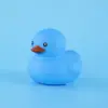 Tienda de Té de Burbujas Vecina Mismo Estilo Pato Amarillo Pequeño Adorno para Coche Sonido Pellizco Grito Adorno Pato Adorno Accesorios Venta al por Mayor