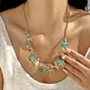 Pulseira Colar Série Estrela do Mar Estilo Férias Europeu e Americano Elegante Nicho Celebridade da Internet Colar Elegante de Alta Qualidade para Mulheres