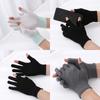 Luvas finas de proteção solar de nylon com dois ou três dedos para proteção ao pegar, para homens e mulheres, trabalho, embalagem, separação, luvas de proteção do trabalho