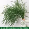 Plantas Verdes Artificiais Grama Barba de Dragão Grama Aspargo Fundo de Casamento Arranjo Floral Paisagismo Pendurado Floresta Branca Verde Sistema Arte Floral Decoração de Casamento