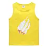 Conejo de Fuego 2023 Verano Chaleco Infantil Algodón Coreano Casual Camiseta Base Absorbente de Sudor Caramelo Camiseta Interior sin Mangas para Niños