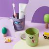 Taza de expresión linda taza para enjuague bucal para niños taza de plástico de dibujos animados para enjuague bucal regalo taza para niños taza para cepillo venta al por mayor