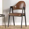 Silla de Comedor Lujo Ligero Silla de Ocio con Respaldo para el Hogar Taburete Simple para Escritorio Silla para Restaurante, Té con Leche, Uñas Silla de Recepción de Negocios
