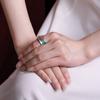 Anillo de Plata S925 Cloisonné Retro Carpa Corazón de Loto Sutra Anillo Sencillo Estilo Nacional Joyería Personalizada para Hombres y Mujeres Anillo de Pareja