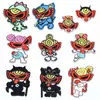 Stickers de Tela Bordados, Juego Completo de Dibujos Animados Clásicos de Stickers Bordados Adhesivos de Bola de Elfo de Dibujos Animados, Parches Adhesivos para Accesorios de Ropa de Niños