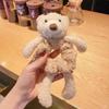 Diadema de oso de peluche de celebridad de internet para niña ins Corea del Sur simple Mori linda hada lavado de cara super hada anillo para el cabello