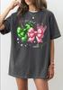 Traje Waffle de Verão 2025 Masculino Estampado Lindo Estilo Hong Kong Tendência Casual Esportivo Manga Meia Solto