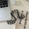 Pinza para el Cabello de Cuadros Transparente Negro, Pinza Sencilla para el Cabello, Pinza de Tiburón, Accesorio Versátil de Alta Gama para el Cabello Diario, Estilo Nuevo