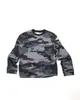 Camiseta de Manga Larga Camuflaje Retro Y2K Estilo Americano High Street Transfronteriza Otoño e Invierno Nuevo Estilo para Hombres y Mujeres con Moda Callejera Personalizada