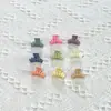 Pinzas mini pequeñas para clip-ins de agarre al por mayor, flequillo mate de alto sentido, pinza para el pelo de tiburón linda DIY, accesorios para el cabello