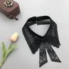 Serie Bow Flor de Espiga de Trigo Soluble en Agua Desordenada y Delicada Diseño Versátil Cuello Falso Pequeño Accesorio Suministro Directo del Fabricante