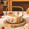 Juego de Vajilla de Cerámica con Forma de Flor, Juego de Platos, Plato de Mesa para el Hogar, Palillos, Cuchara, Plato Hondo, Juego de Vajilla de Cerámica Esmaltada