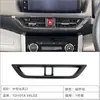 Adequado para Toyota Veloz Saída de Ar do Controle Central Moldura Decorativa Faixa Brilhante Acessórios de Modificação Interna Padrão Fibra de Carbono