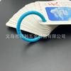 Anillos de Plástico de Doble Hebilla de Colores para Cuadernos, Clips para Coser Tarjetas, Anillos Redondos para Aglutinantes DIY, Venta al por Mayor