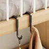 Gancho de almacenamiento colgante tendedero pequeño gancho colgante de cabecera de dormitorio toallero perchero colgador de paraguas gancho de puerta de armario