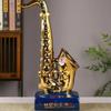 Garrafa de Vinho Europeu Criativo Enfeites de Saxofone Cerâmica Jingdezhen Decoração de Adega Doméstica Jarra de Vinho Conjunto de Vinho 1,5kg Estilo Quente