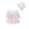 Vestido Bebê Menina Anbailu Saia de Gaze Muyun Saia de Bolsa Bebê Um Mês de Idade Primavera e Outono Manga Longa Saia Princesa