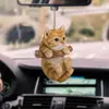 Material Acrílico Decoraciones para Coche Interior Animal Gatito Cachorro Espejo Retrovisor Colgante Globo Estilos