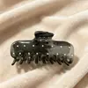 Pinza Grande de Garra Ovalada Hueca de Lunares Estilo Coreano Dulce y Fresca para la Parte Trasera de la Cabeza, Pinza para el Cabello Simple y Elegante